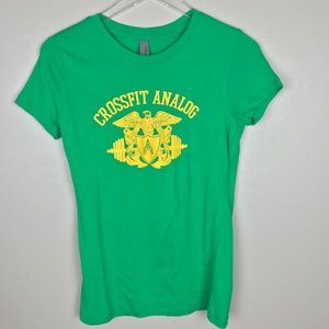 Crossfit Analog Eagle Logo Tee Size M